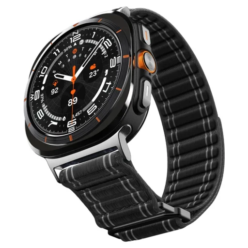 Samsung Galaxy Watch Ultra (47mm) Spigen WBF0 szíj Fekete - 2