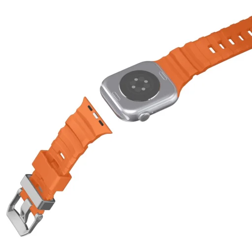 Apple Watch 8 / 9 / 10 / 11 / SE / Ultra (44 / 45 / 46 / 49 mm) Spigen Wbs2 szíj narancssárga - 10