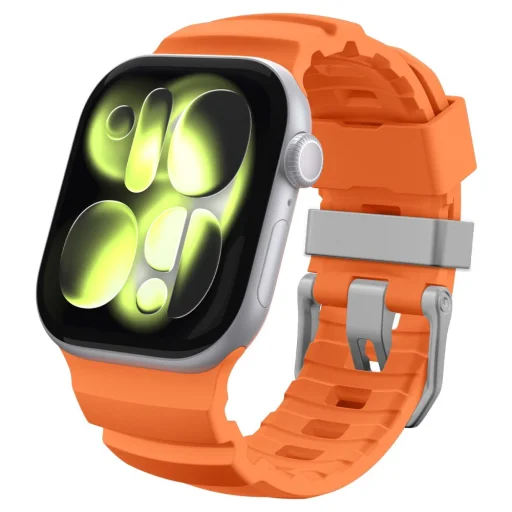 Apple Watch 8 / 9 / 10 / 11 / SE / Ultra (44 / 45 / 46 / 49 mm) Spigen Wbs2 szíj narancssárga - 1