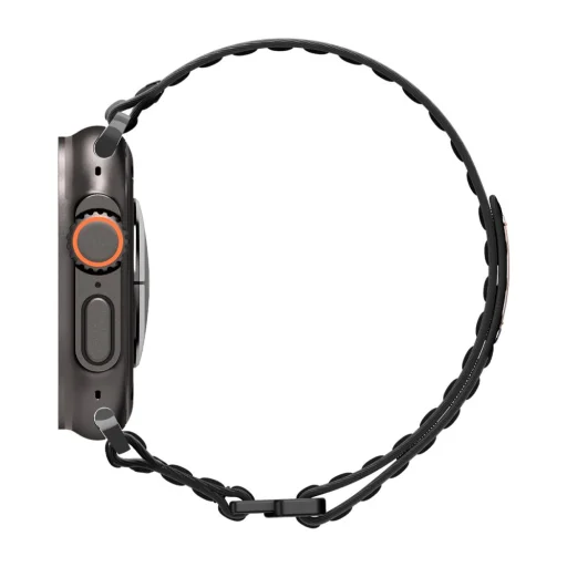 Apple Watch 8 / 9 / 10 / 11 / SE / Ultra (44 / 45 / 46 / 49 mm) Spigen WBF0 szíj Fekete - 3