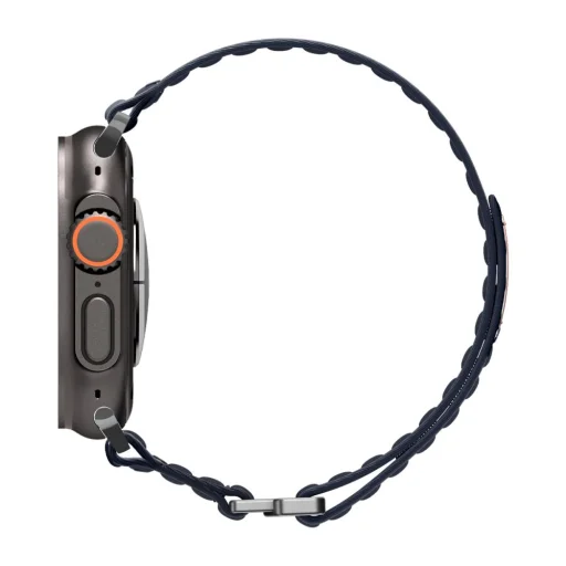 Apple Watch 8 / 9 / 10 / 11 / SE / Ultra (44 / 45 / 46 / 49 mm) Spigen Wbf0 Navy szíj - 3