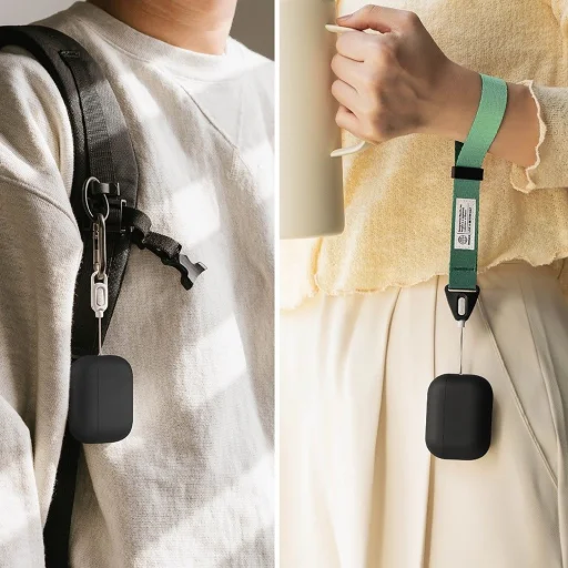 Apple AirPods Pro 3 Ringke Silicone fekete tok - 5