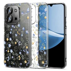 Xiaomi Redmi 15C 4G / Poco C85 4G tok Tech-Protect FlexAir Tavaszi virágok