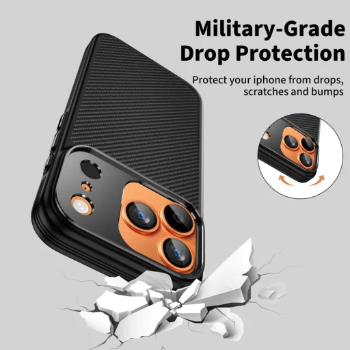 iPhone 17 Pro Tech-Protect Kevlar Aramid Magsafe fekete tok - 8