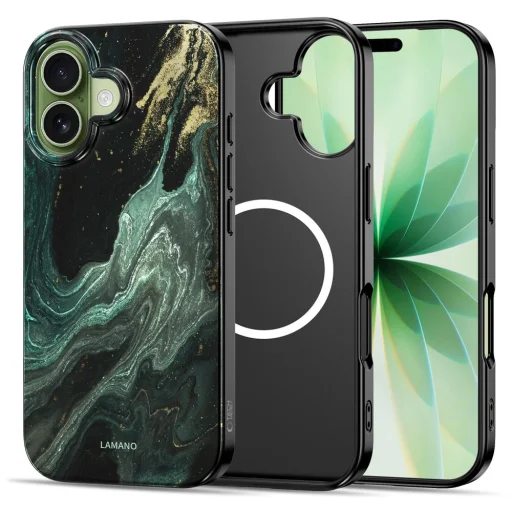 iPhone 17 Magsafe Lamano Verde Aura tok - 3