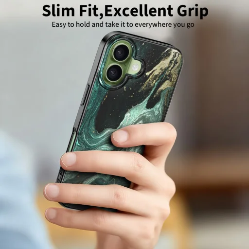 iPhone 17 Magsafe Lamano Verde Aura tok - 6