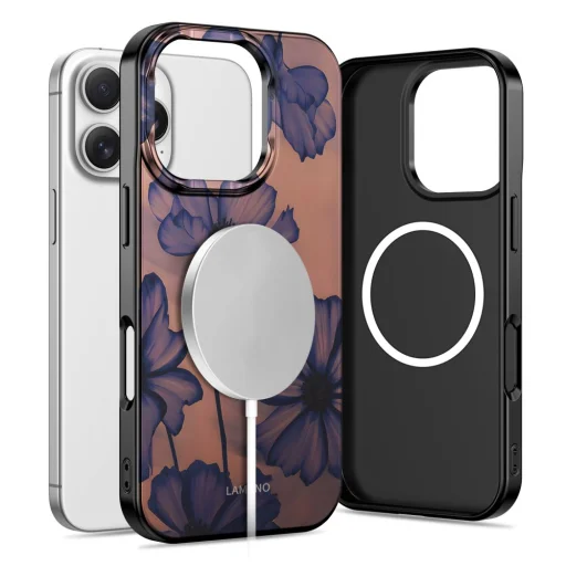 iPhone 16 Pro Max Tech-protect Lamano Magsafe Velvet Night tok - 2