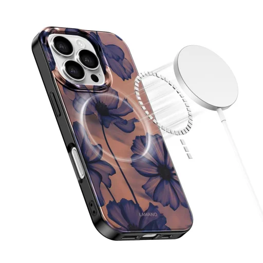 iPhone 16 Pro Max Tech-protect Lamano Magsafe Velvet Night tok - 5