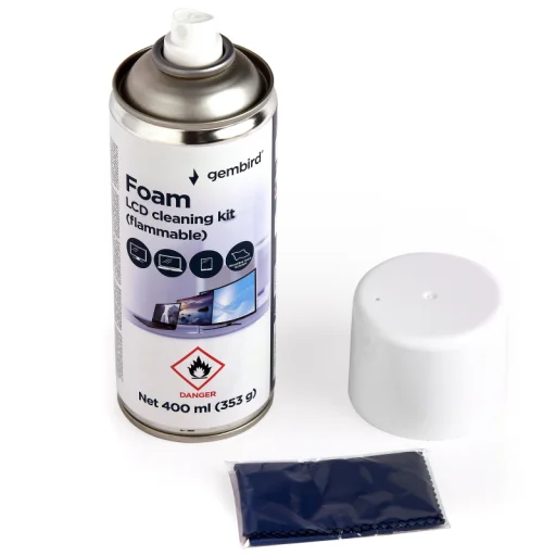 Hab tisztító spray Gembird, 400ml CK-LCD-08 - 2