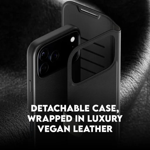 iPhone 17 Pro Max Fekete PanzerGlass® - CARE funkció MagSafe tok Tango Két-az-egyben pénztárca - 7