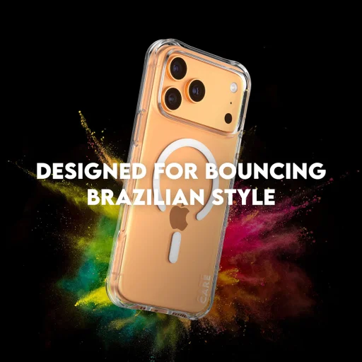 iPhone 17 Pro Max Átlátszó PanzerGlass® - CARE Divatos tok fehér MagSafe-kel - 6