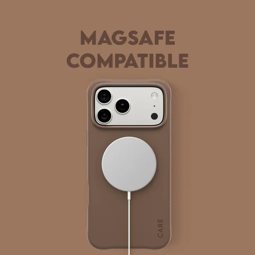 iPhone 17 Pro Max PanzerGlass® - CARE Divatos tok MagSafe-fel - Samba Espresso - 13