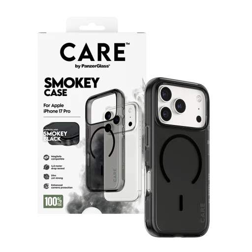 iPhone 17 Pro Max PanzerGlass® - CARE Flagship Urban Explorer Fekete MagSafe - Füstös tok - 9