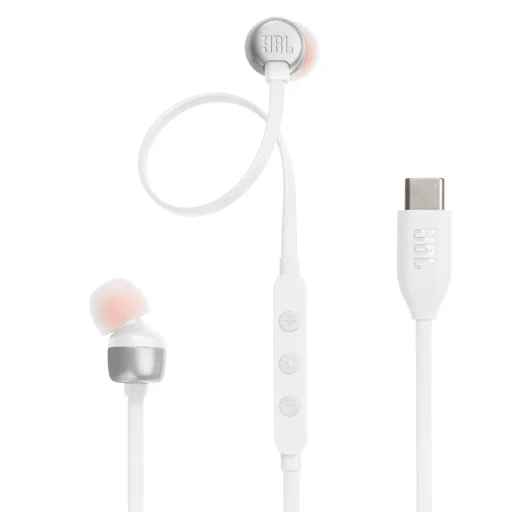JBL Tune 310C In-Ear USB-C Fülhallgatók Fehér - 5