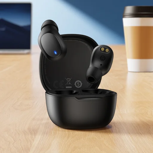 Borofone TWS Bluetooth fülhallgató BW97 Átlátszó fekete - 4