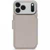 Decoded Leather Detachable Wallet MagSafe tok iPhone 17 Pro - bézs