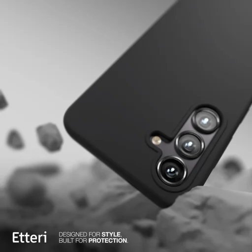 Samsung Galaxy S25 Plus Etteri szilikon mágneses fekete tok - 7