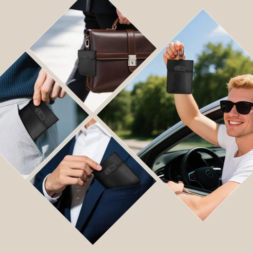 Tech-Protect KLR400 Klatka Faradaya Pouch Keyless Rfid Jeltolvajlás Elleni Tok Fekete/fekete - 9