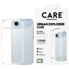 CARE by PanzerGlass Zászlóshajó Városi Felfedező Tok Átlátszó Kerettel iPhone Air - Átlátszó tok