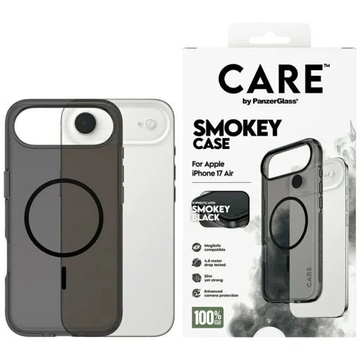 CARE by PanzerGlass Flagship Urban Explorer fekete MagSafe tok iPhone Air - fekete tok - 1