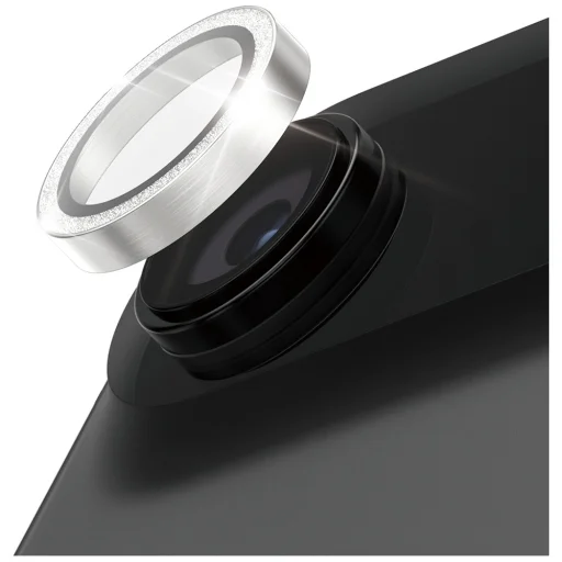 PanzerGlass Hoops Glitter Tempered Glass Lens Screen Protector for iPhone Air - Silver - 2