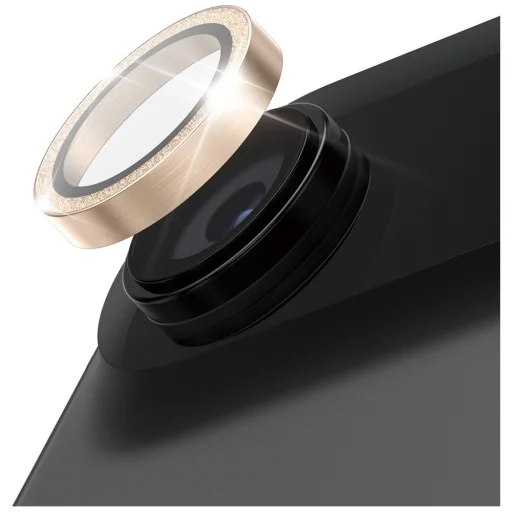 PanzerGlass Hoops Glitter Edzett Üveg Lencsevédő iPhone Air - Arany üvegfólia - 2