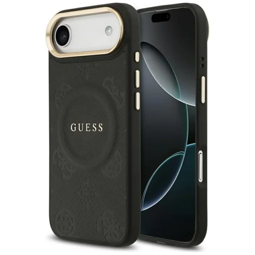 Guess Peony Hot Stamp MagSafe tok iPhone Air - Fekete - 1