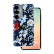 Samsung Galaxy S25 Glow Glam kék tok