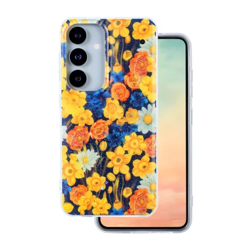 Galaxy S25 Glow Glam tok narancssárga - 1