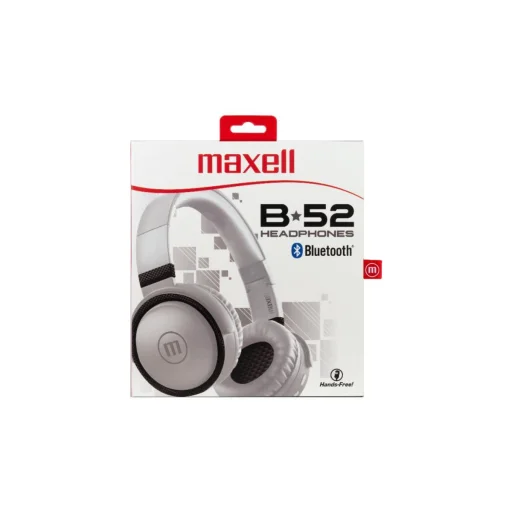 Maxell 348357 HP-BTB52 vezeték nélküli fejhallgató, Bluetooth, AUX-IN, mikrofon, automatikus kikapcsolás - 2