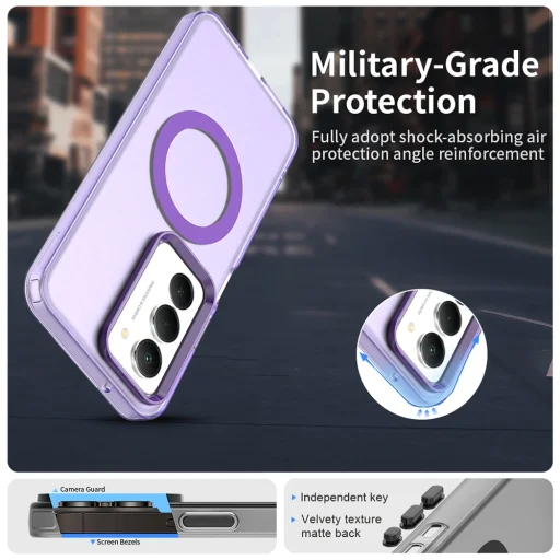 Xiaomi Redmi 15 4G / Redmi 15 5G Techsuit - CandyCase MagSafe - Purple tok - 4