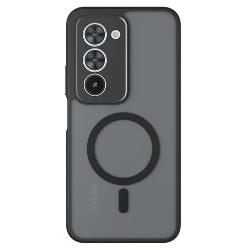 Xiaomi Redmi 15 4G / Redmi 15 5G - Techsuit PureFrost MagSafe - Matt Fekete tok - 2