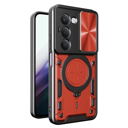 Xiaomi Redmi 15 4G Techsuit CamGuard Pro - Piros tok - 1