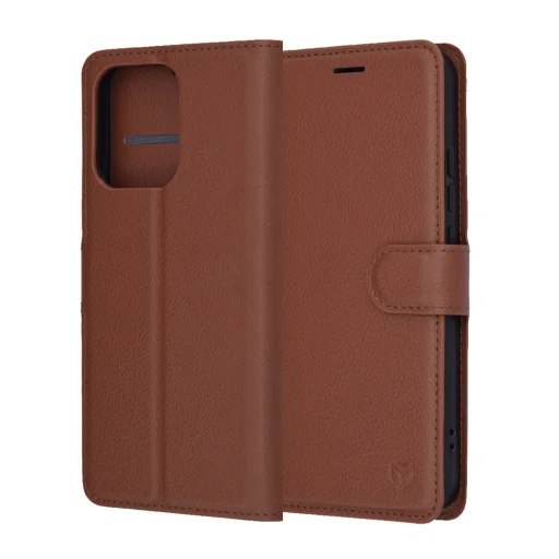 Oppo Reno14 F Barna Techsuit - Leather Folio tok. - 6