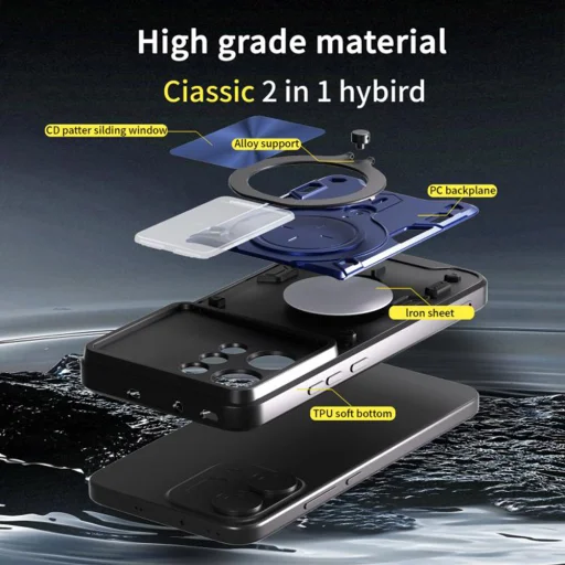 Oppo Reno14 Fekete Techsuit CamGuard Pro tok - 6