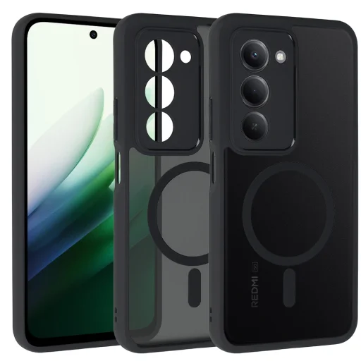Full Matte Mag Cover for Xiaomi Redmi 15 4G/5G black - 1