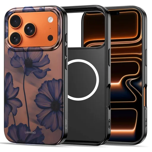 iPhone 17 Pro Tech-protect Lamano Magsafe bársony éjszaka tok - 3