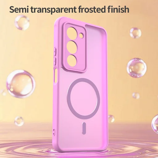 Xiaomi Redmi 15 4G Pink Techsuit - HaloFrost II MagSafe tok - 4
