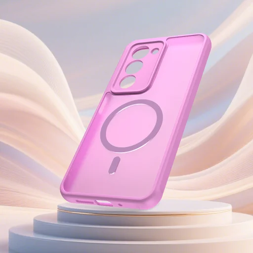 Xiaomi Redmi 15 4G Pink Techsuit - HaloFrost II MagSafe tok - 5