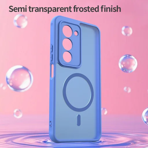 Xiaomi Redmi 15 4G Sky Blue Techsuit - HaloFrost II MagSafe tok - 4