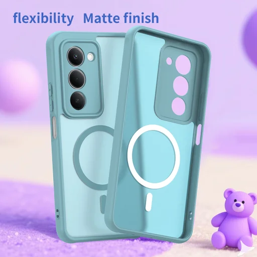 Xiaomi Redmi 15 4G Techsuit - HaloFrost II MagSafe - Mint Green tok - 2