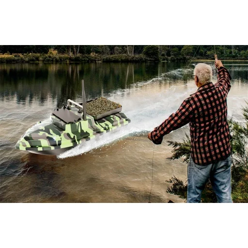 Flytec V050 etetőhajó (terepmintás zöld) 12000mah - 8