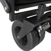 Wozinsky WZP-100 Összecsukható kerti kocsi széles kerekekkel, 100 kg-ig – fekete - 10
