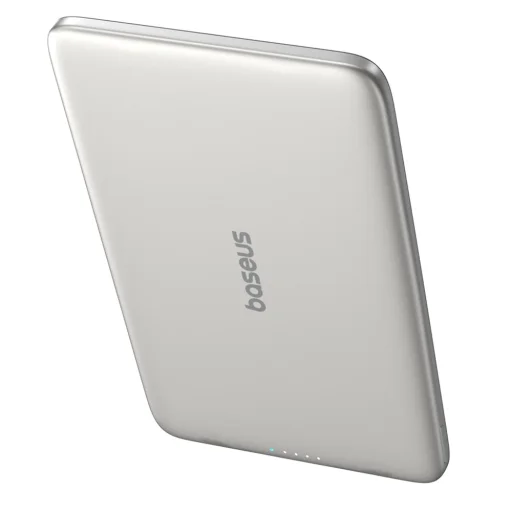  Baseus PicoGo AM41 Ultra-Vékony 5000mAh 20W MagSafe Kompatibilis Power Bank Baseus Egyszerű USB-C 60W 30cm Kábellel - Titánium - 4