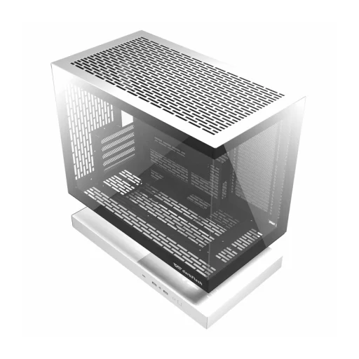 Darkflash F1 Számítógépes Ház Fehér 6 ARGB Ventilátorral - 6