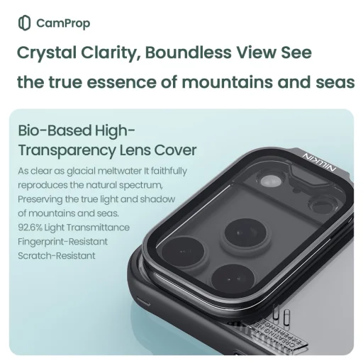 Nillkin Iceblade Prop tok Apple iPhone 17 Pro Dark Night Black - 6