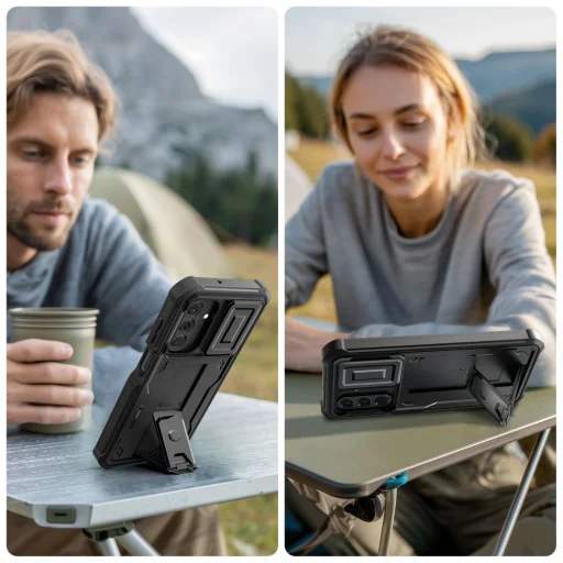 Samsung Galaxy A17 4G / 5G tok Tech-protect Kevlar Cam+ Fekete - 3