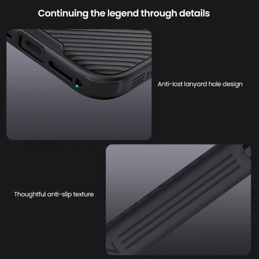  Apple iPhone 17 Pro Kék Nillkin CamShield PRO tok - 6