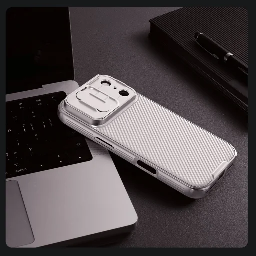 Nillkin CamShield PRO tok Apple iPhone 17 Pro Titánszürke - 8