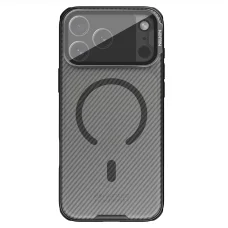 Nillkin CamShield Prop mágneses tok Apple iPhone 17 Pro Max átlátszó fekete tok